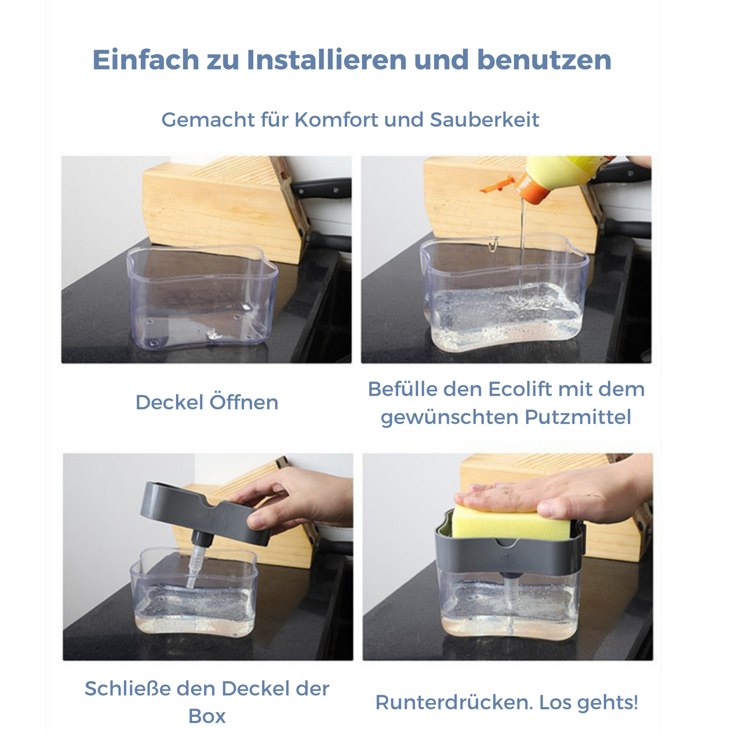 Ecolift - 2 in 1 Seifenspender